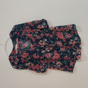 floral blouse